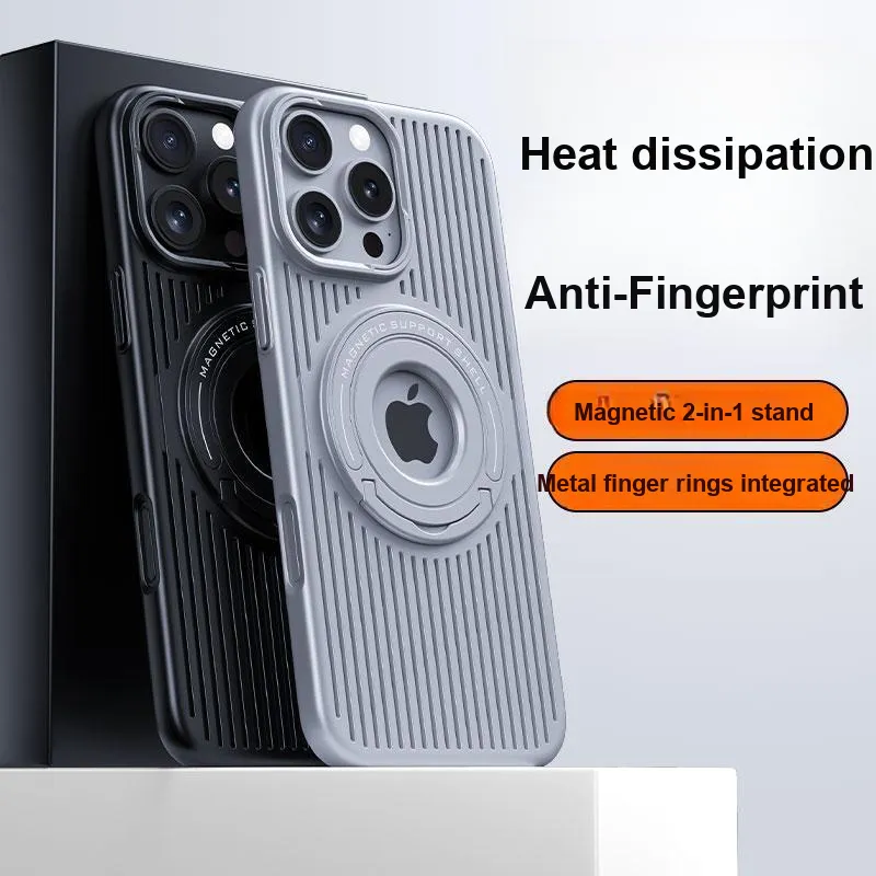 Record Star Leather Material Matte Premium Feel Phone Cases Compatibility IPhone 16 Pro Ma Business Formal-3