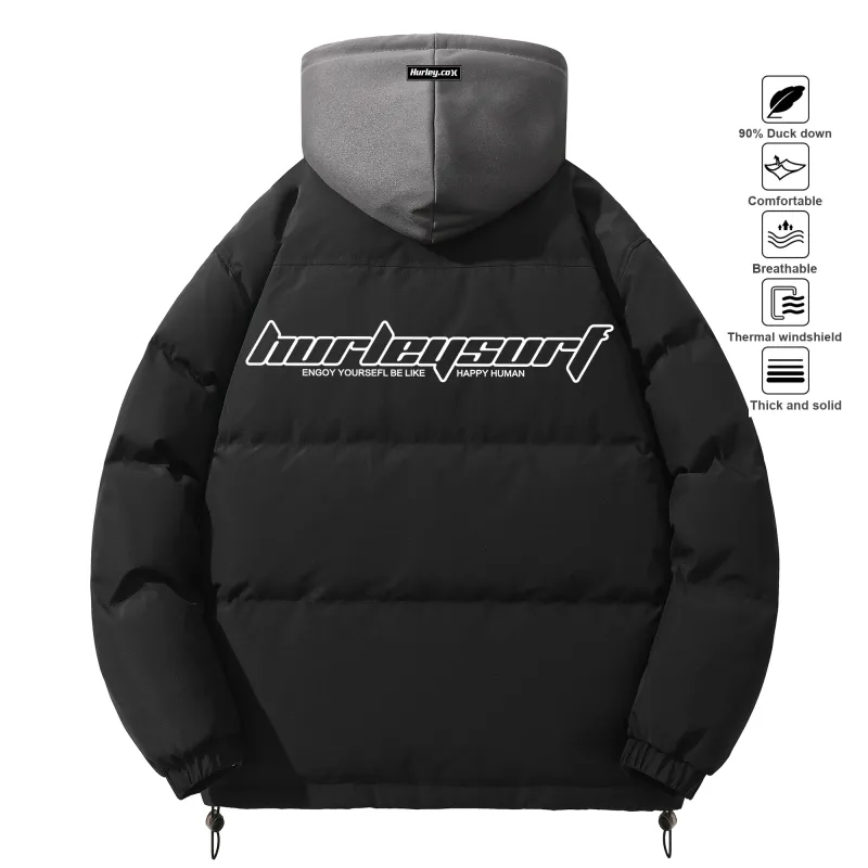 Hurley Down Jacket Unisex Black-2