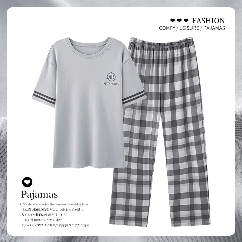 CAIHENGTONG Men Pajama Sets-31