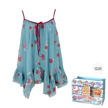 BRASS SCOUT Slip Dresses Women's Blue Shopping Bag Included