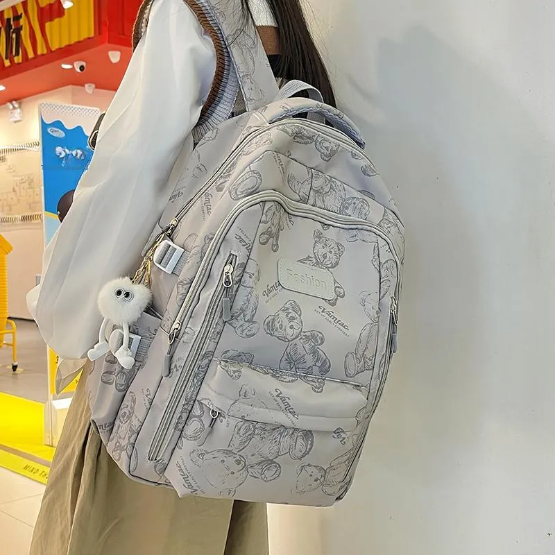 ZOGA Nylon Backpack Regular Unisex Multicolor-6