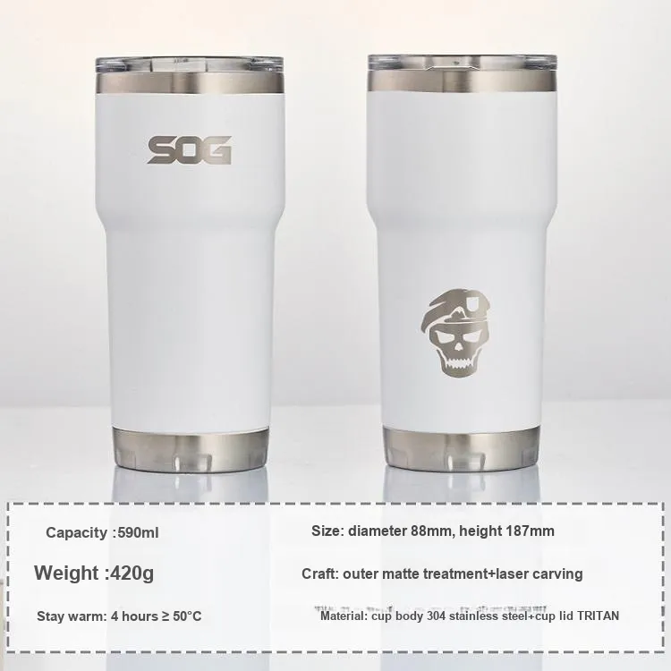 SOG Outdoor Water Equipment 590ml Camping And Barbecue 304 Stainless Steel 88*187mm-1