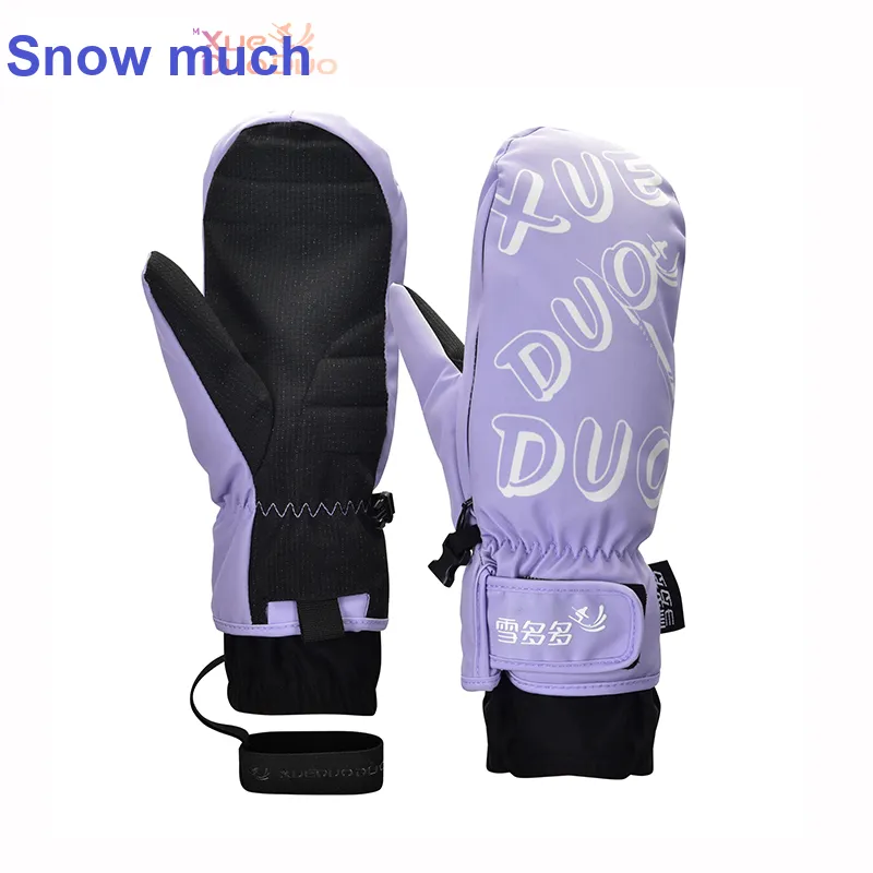 A lot of snow Ski Gloves-4