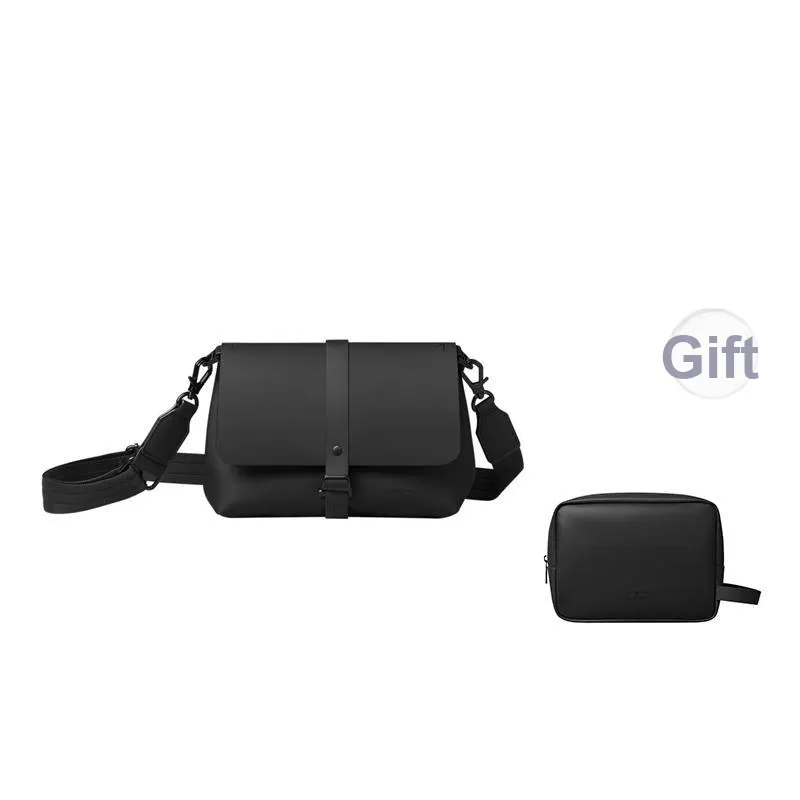 Gaston Luga Eco friendly Material Small Square Bag Messenger Bag Crossbody Bag Women's Black/White/Gray/Green/Yellow