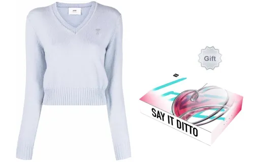 AMIPARIS Sweaters Women's Light Blue - Gift Box Sets