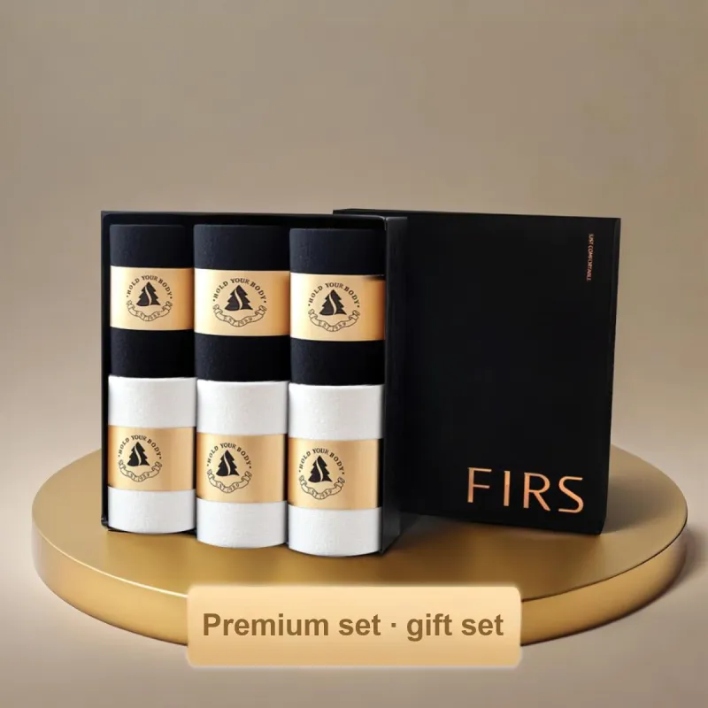 FIRS Mid Calf Socks Men's 6 Pack-25