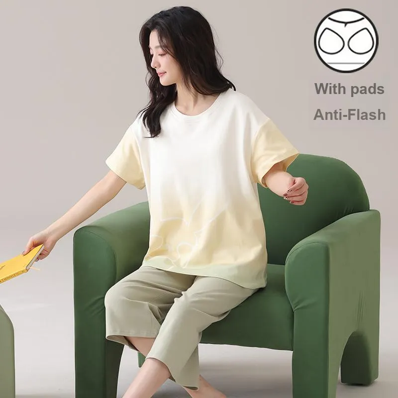 Qiao Ni Tong Pajama Set Women's Image Color-3