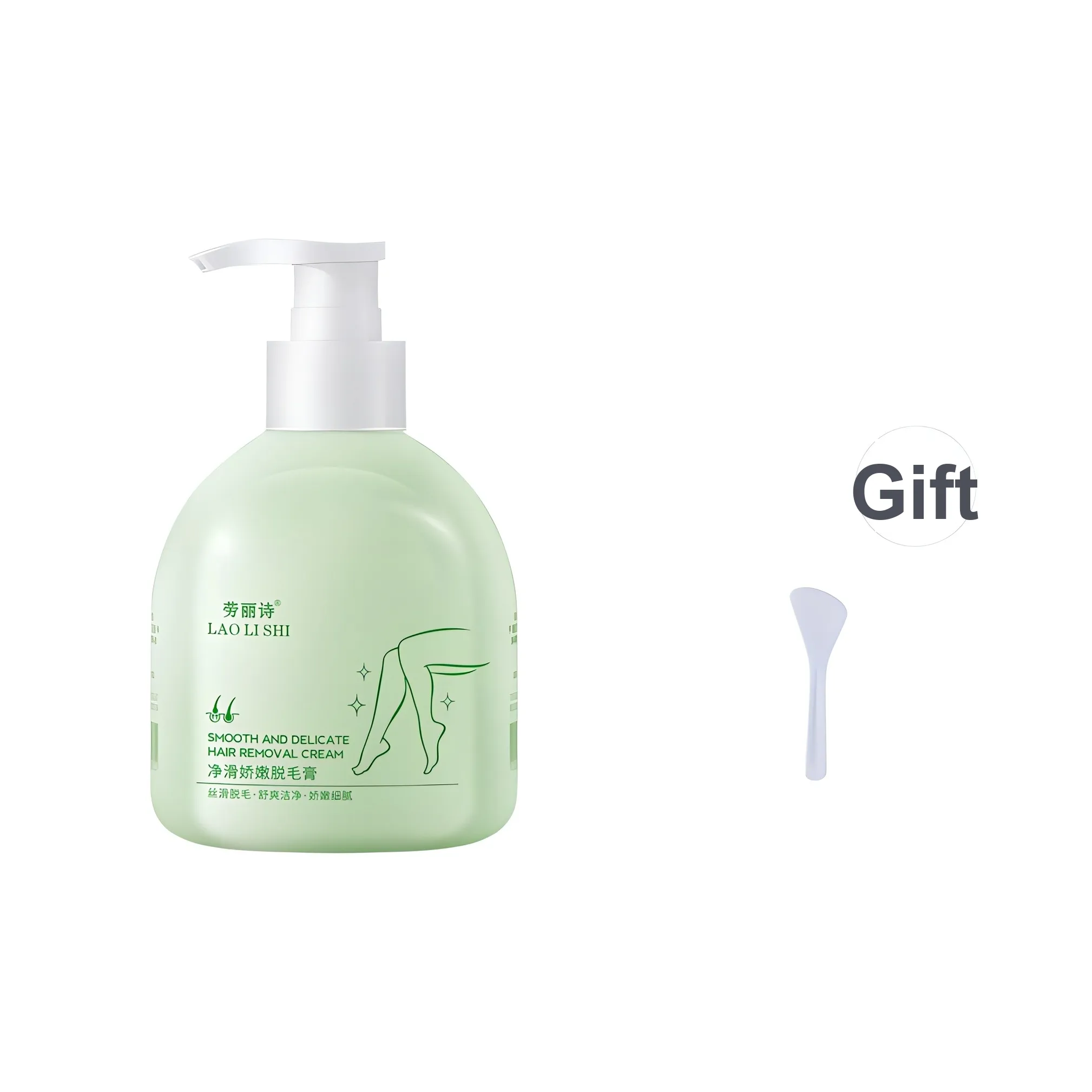 LAOLISHI Pure And Tender Депиляционный крем Удаление волос Чистка Успокаивающий 200 г