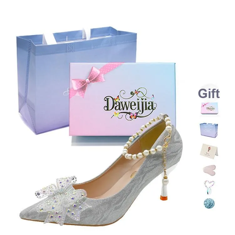 Dawei's House Slim Heel High Heels Women's Gift Box Set-12
