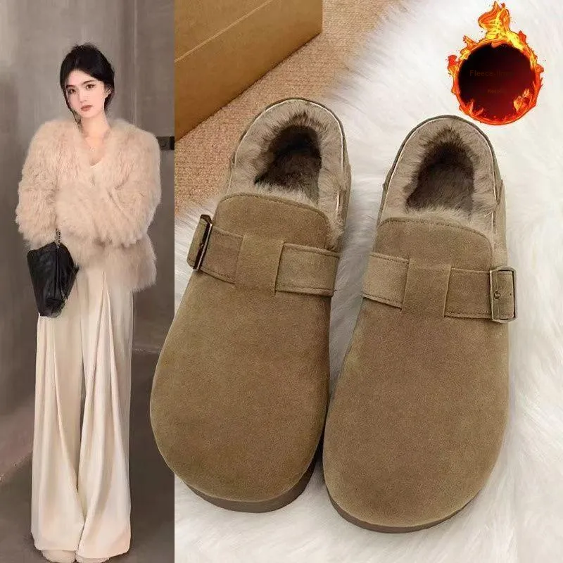 Yamada Hyakuju Home Slippers Dark Brown Khaki-5