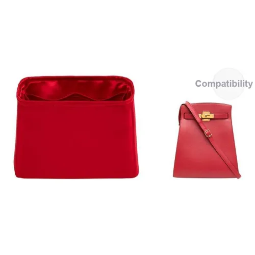 FANJI Ацетат Сатин Сумка Вкладыш Женские Everlasting Красный Черный