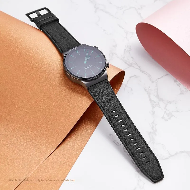IStrap Huawei Compatibility Watch Band 22 Genuine Leather Material-8