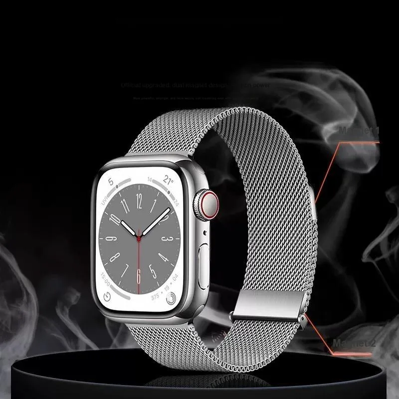 KVZUVUU Apple Compatibility Watch Band 225mm Metal-6