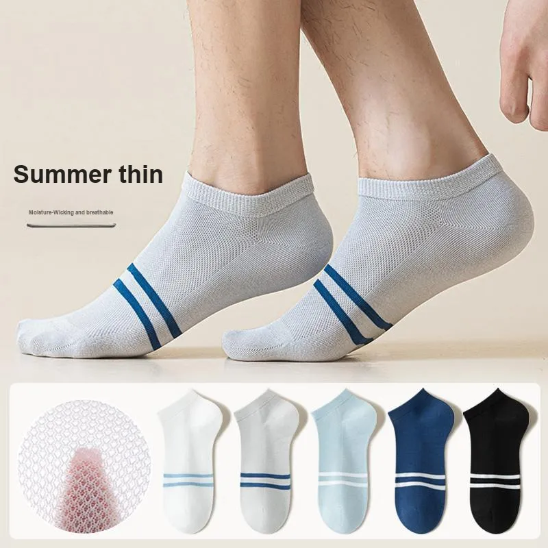MIIOW No Show Socks Men's 5 Pack-32