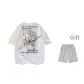 White (Comes with 1 Pack of High-Quality Shorts)