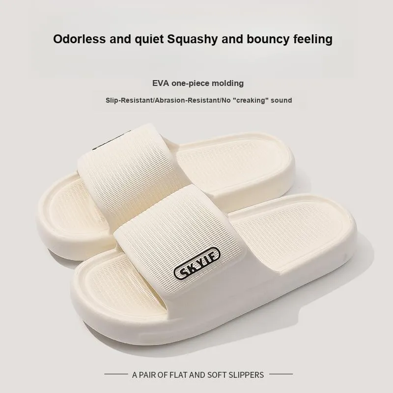 Foot Recreation Summer Home Indoor Comfortable Slip Resistant Bathroom Quiet EVA Slippers, Home Slippers, Unisex-21