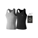 Fits Well 2 Pack (Black+Heather Gray) 2 Pcs, Easy to Wash!