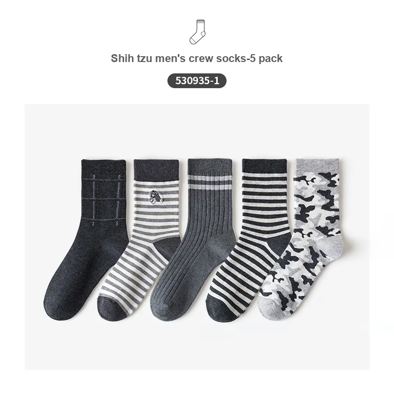 Caramella Mid Calf Socks Men's 5 Pack-1