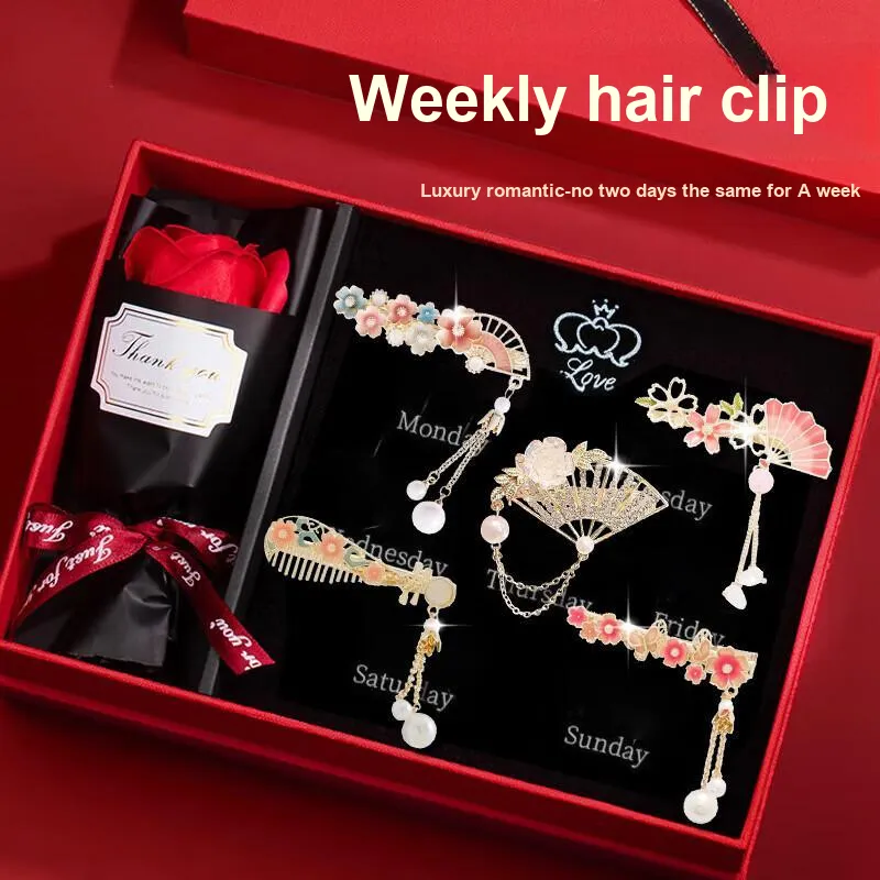 Enchanting Cat Alloy Hair Clips Women's-1