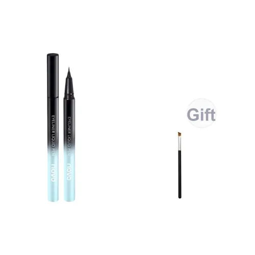 Novo Гладкий Ультра Тонкий Eyeliner Жидкость Ручка Натуральный Текучий Легко Смешивается Дружелюбный к Новичкам Eyeliner Ручка Макияж