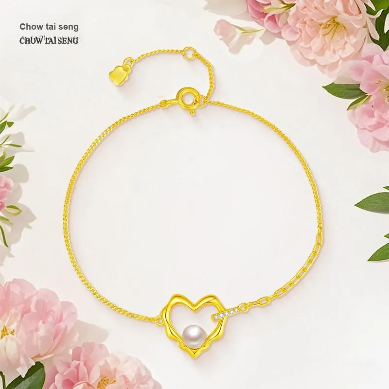 CHOW TAI SENG S925 Silver Bracelets Women's-2