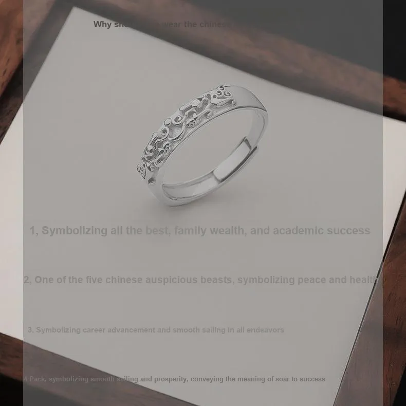 ENFANTIN S999 Fine Silver Rings Unisex-1