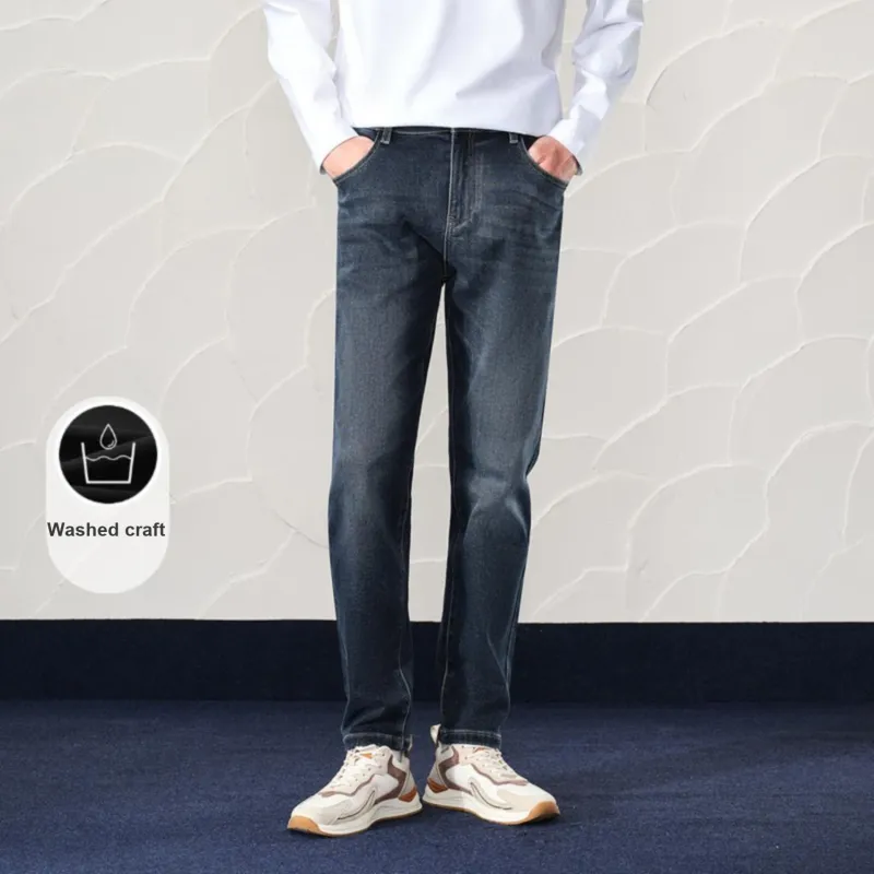 HLA Jeans Men Blue Gray Denim Gradient Medium 1D-2