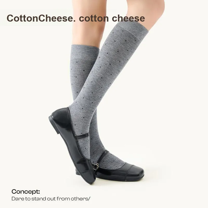 COTTON CHEESE Knee High Socks Women's 1 Pack-6