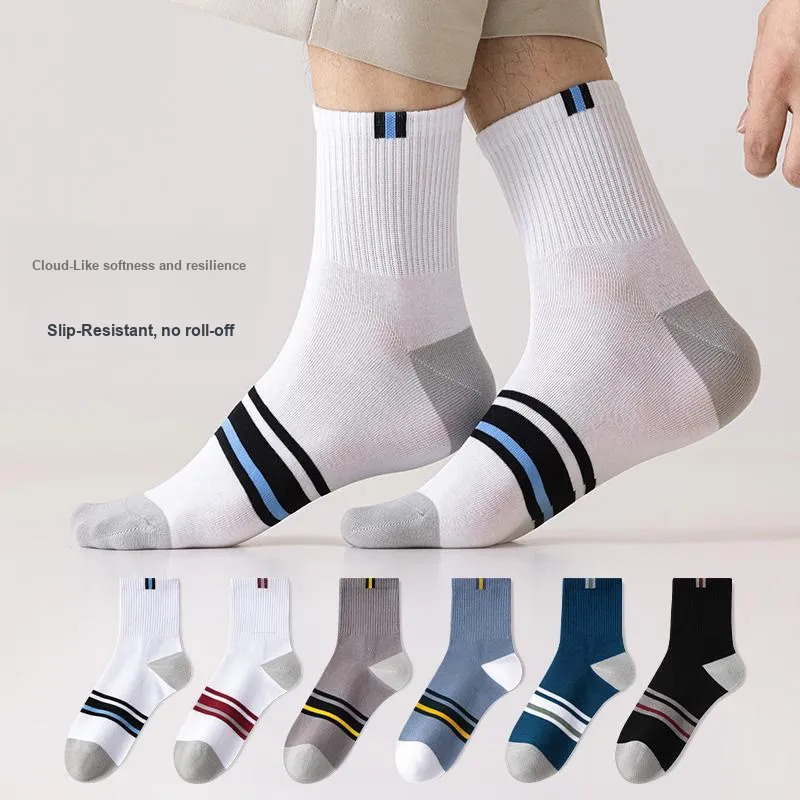 Lan Miao Mid Calf Socks Men's 7 Pack-1
