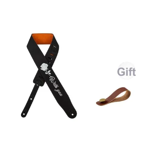 NYMAN RockHouse Двойной Sided Вышивка Лямки Матовый Двойной Sided Вышивка Технология Утолщенный Широкий Гитара Бас Все