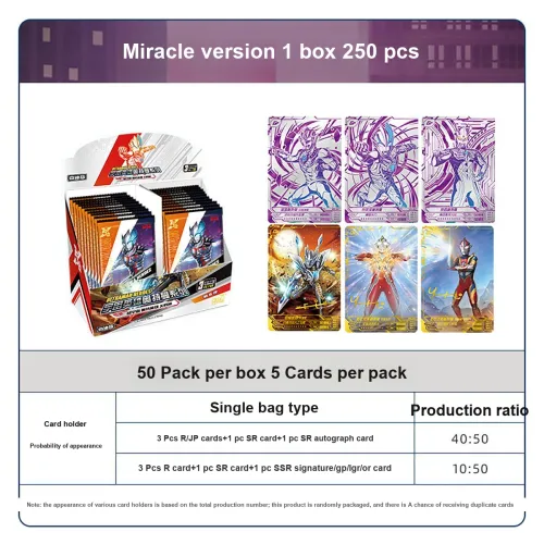 KAYOU Ультра Вселенная O Files Герой X EDITION Miracle Edition Volume 8 IP Аниме Карточки