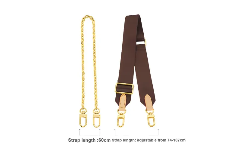 Lan Bao Fan Canvas Bag Accessory Bag Strap Women's Brown-1