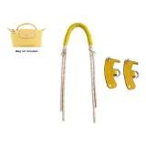 Yellow Portable+Yellow Silver Buckle Set