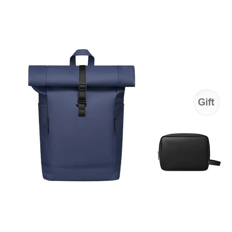 Gaston Luga PU Material Backpack Regular Unisex Multicolor-12