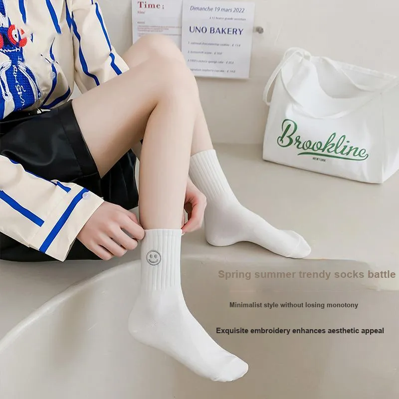 MIIOW Women's Mid Calf Socks-3