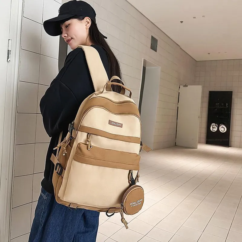 DCLOUD Nylon Backpack Regular Unisex Multicolor-14