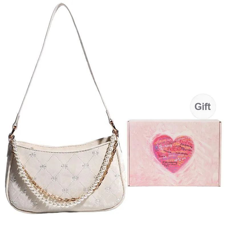 NATTY PU Shoulder Bag Women's White-16