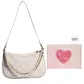 White+Pearl Chain+Long Strap+Heartbeat Box Limited Edition