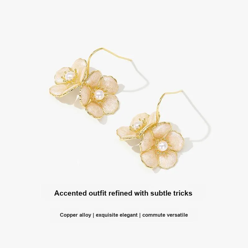 MCK Faux Pearl Earrings Women's-2