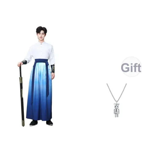 TUCANO Светло-синий Топ+юбка Мужские костюмы в стиле Тан