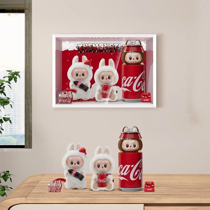 LIGHT YOUR BRICKS Pop Mart, Coca Cola Collection Vinyl Face Display Case Model Accessories-2