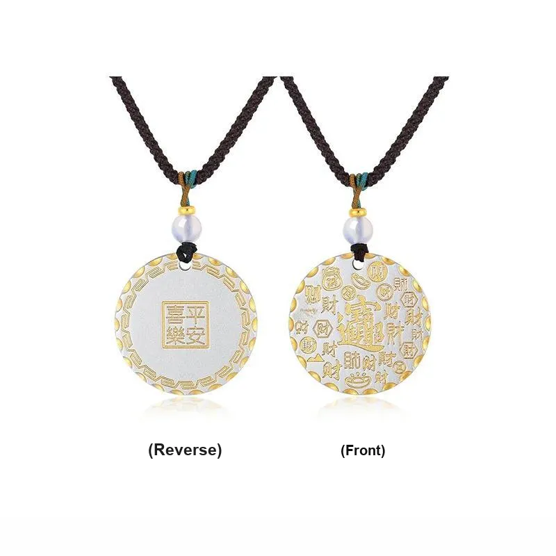 TUTAE 999 Fine Silver Necklaces Unisex Gold-8