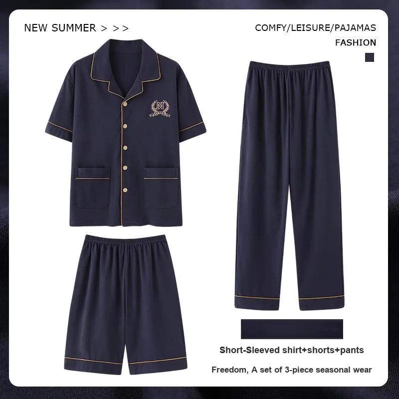 Mulong family Men Pajama Sets-1