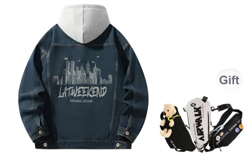 LA'T.WEEKEND Denim Jacket Unisex-80