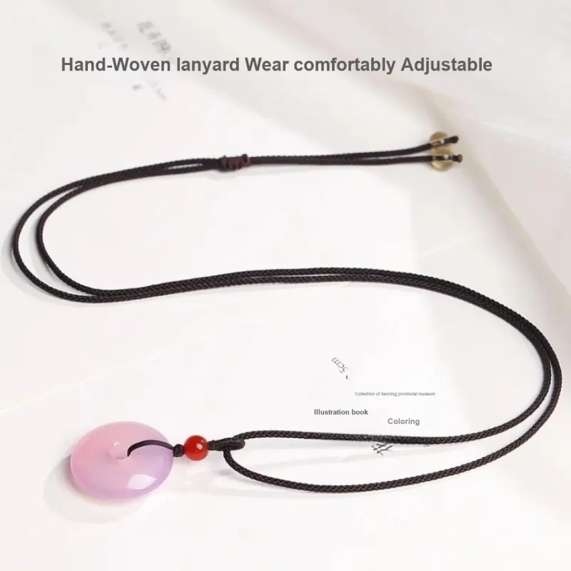 YOULING Chalcedony Necklaces Unisex-5