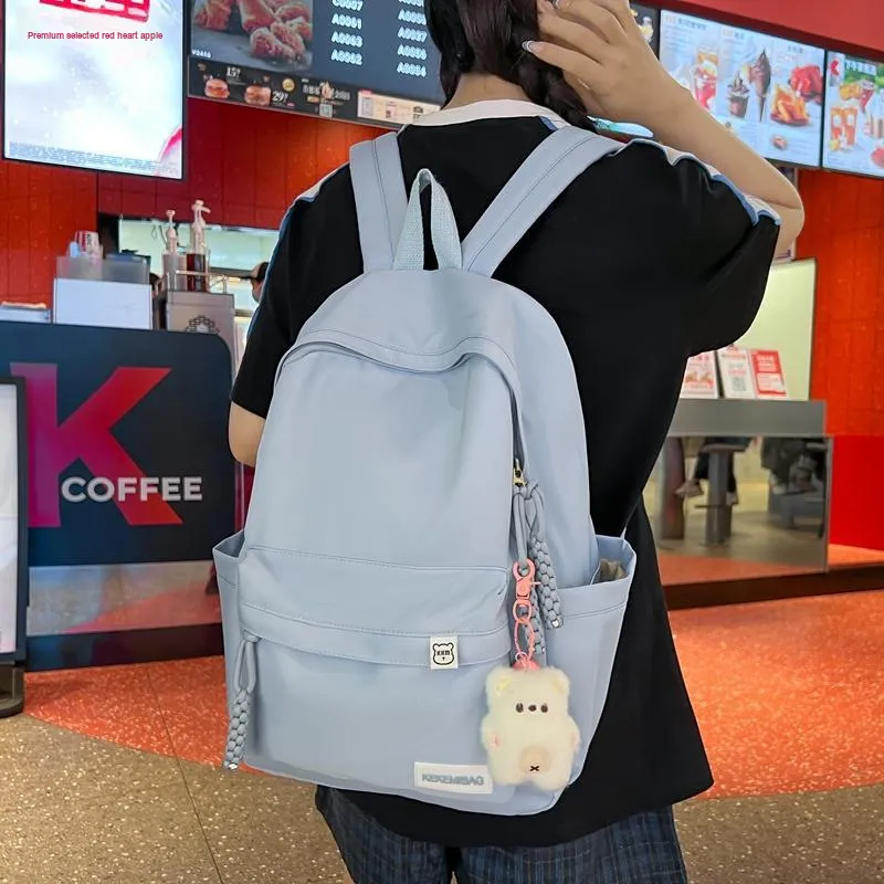 GEERDUN Nylon Backpack Unisex Multicolor-14
