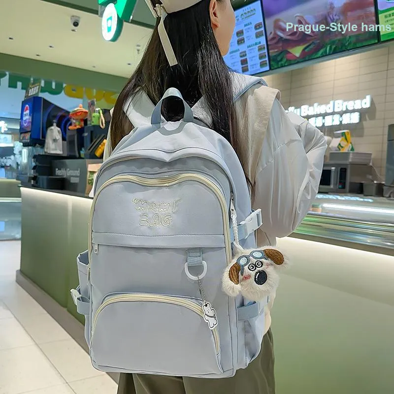 Wolfhorse Nylon Backpack Regular Unisex Multicolor-19