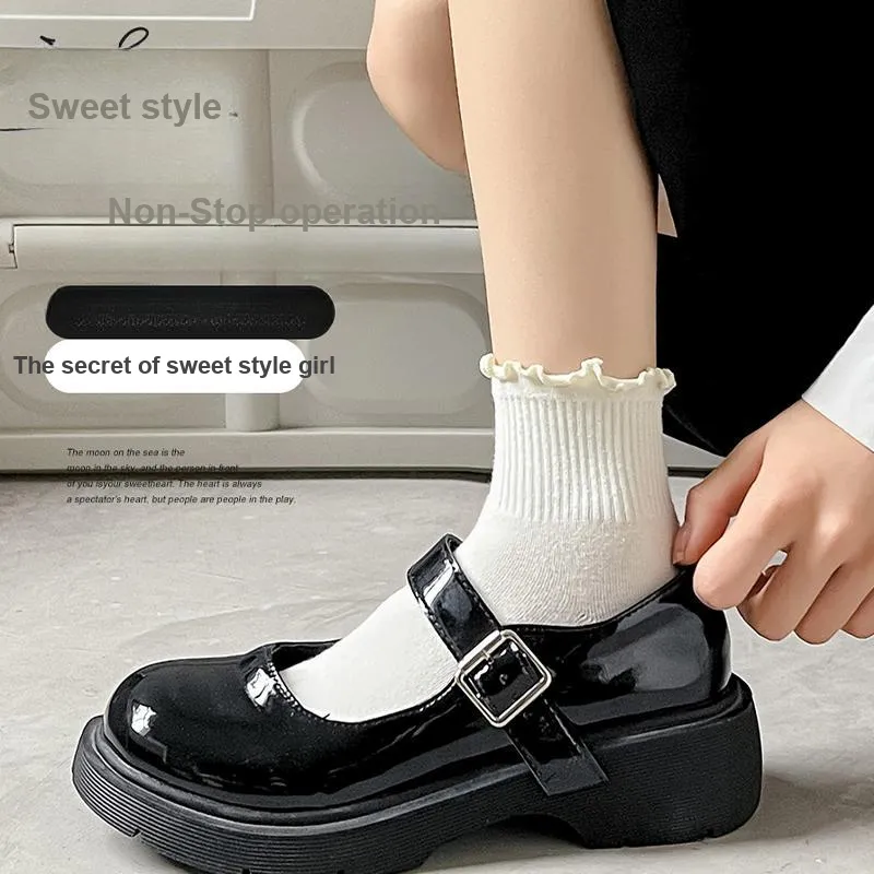 SOIE Mid Calf Socks Women's Shopping Bag Combo Set-19