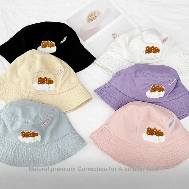 PLAN IN Cotton Bucket Hats Unisex-6