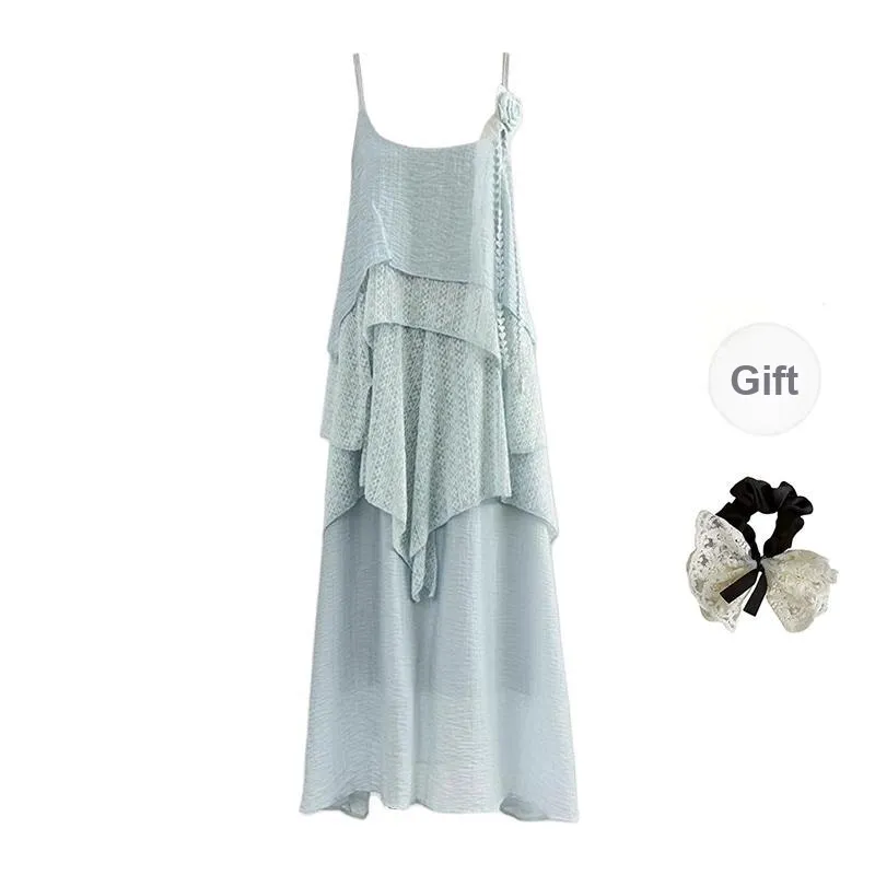 PAVEA Slip Dresses Women's-4